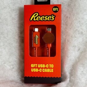 REESE'S 6 Ft USB C to USB C Charging Cable : Hershey Official License Product